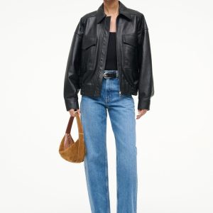 EUGENE LEATHER JACKET | BLACK