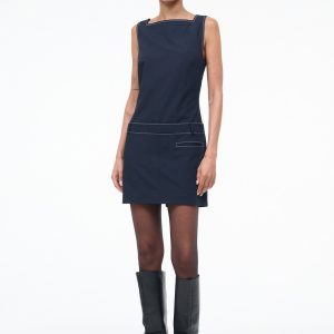 SKYLA DRESS | NAVY
