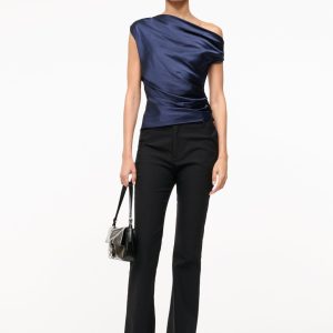 PHARE SILK TOP | NAVY