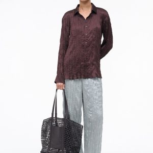 SUKI SHIRT | EARTH PLISSE