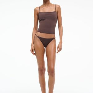 CLEO TANKINI TOP | DARK CHOCOLATE