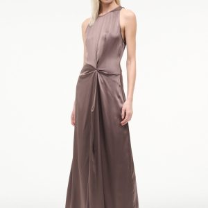JAELYN SILK DRESS | MINK