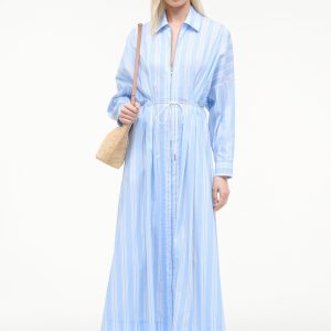 CHI MIDI DRESS | VENTURA STRIPE