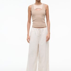 MATEO LINEN PANT | NATURAL