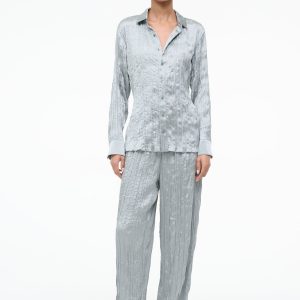 NAMI PANT | SILVER SAGE PLISSE