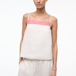 MAISIE LINEN TOP | BLUSH CANYON