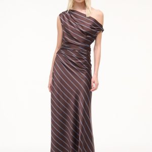 PHARE SILK DRESS | REDONDO STRIPE