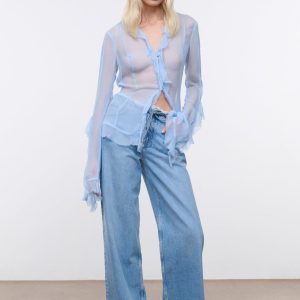KELLCY TOP | CLEAR BLUE