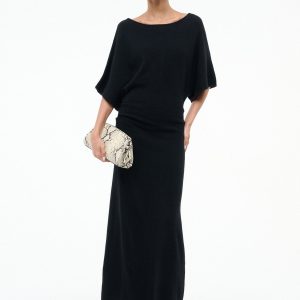 AMELIE SWEATER DRESS | BLACK