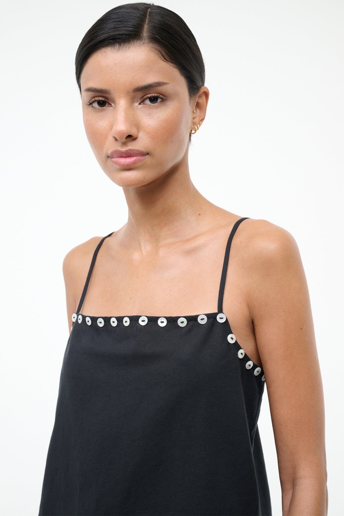 LAURA MINI COVERUP DRESS | BLACK - Image 6