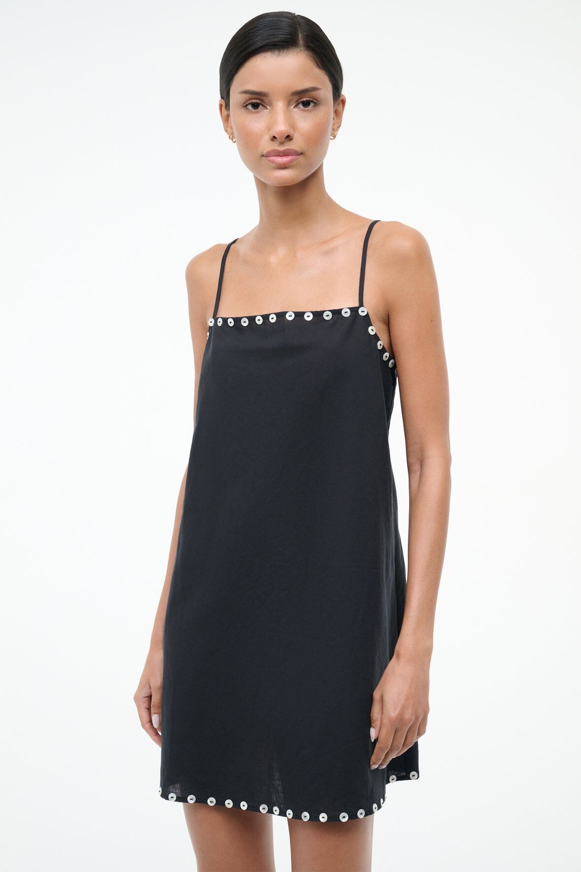 LAURA MINI COVERUP DRESS | BLACK - Image 5