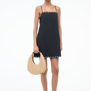 LAURA MINI COVERUP DRESS | BLACK