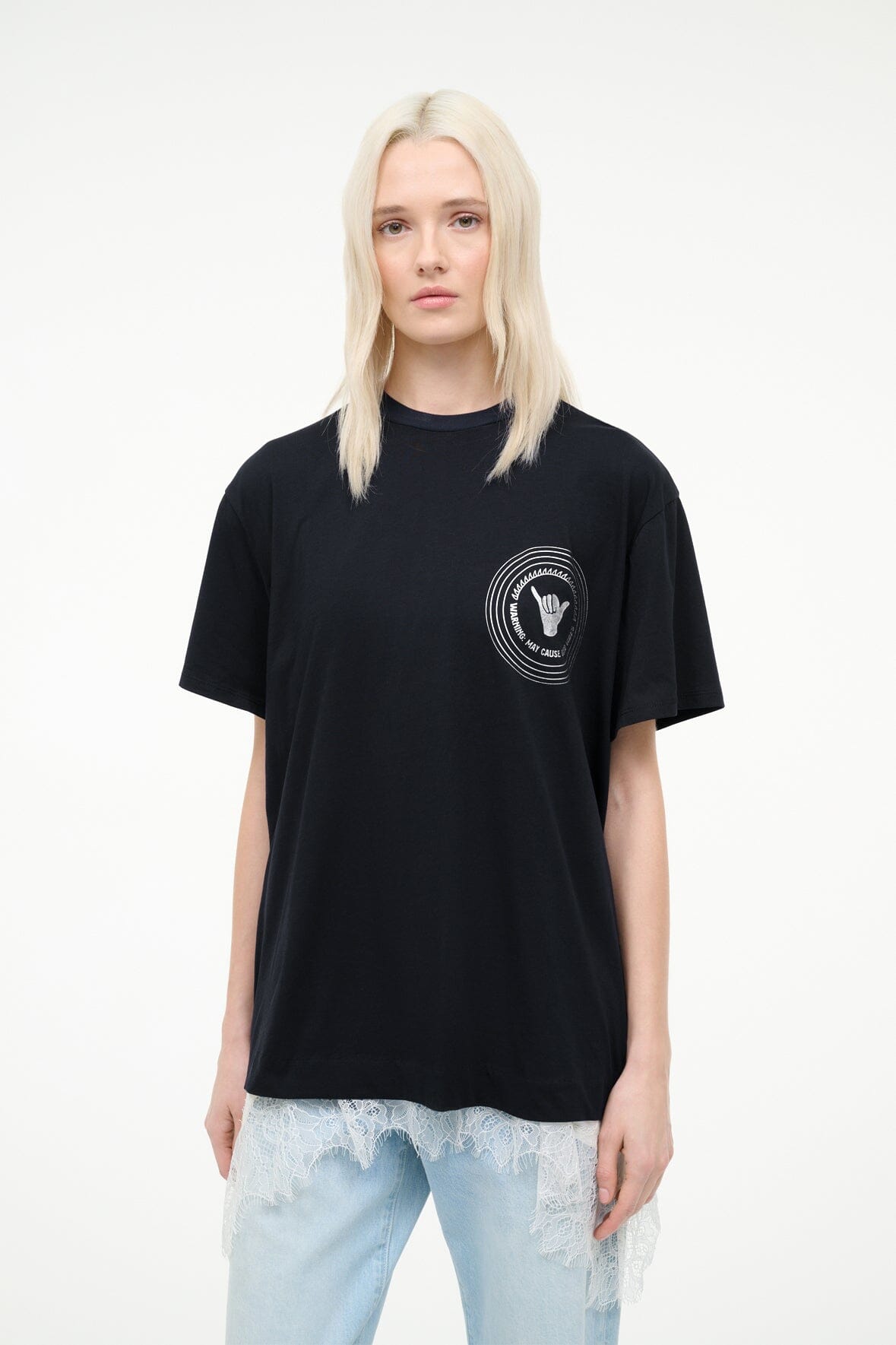 NEWPORT OVERSIZED TEE | GOOD VIBES - Image 4