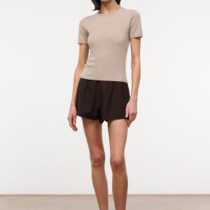 EASY CASHMERE TEE | STONE