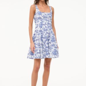 MINI WELLS DRESS | BLUE TOILE