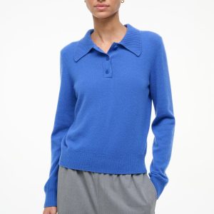 GEMMA CASHMERE SWEATER | SAPPHIRE