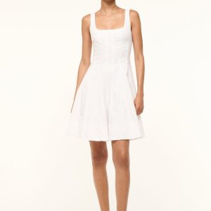 MINI WELLS DRESS | WHITE