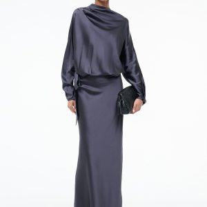 PHOEBE SILK DRESS | NOCTURNE