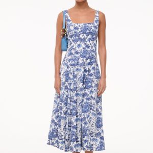 WELLS DRESS | BLUE TOILE