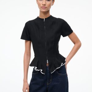 MAELLE TOP | BLACK