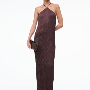AKARI DRESS | EARTH PLISSE