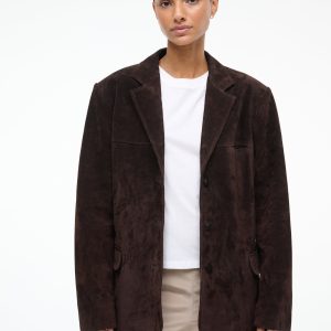 NATALIE SUEDE JACKET | ESPRESSO