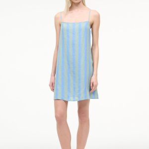LAURA LINEN MINI DRESS | SEAPORT STRIPE