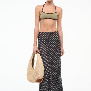 VELMA SKIRT | BLACK GEO