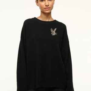 CUSTOM STAUD x C.BONZ SERRANO CASHMERE SWEATER | BLACK