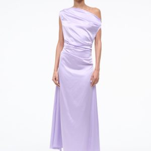 PHARE SILK DRESS | WISTERIA