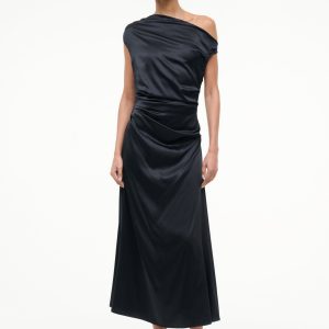 PHARE SILK DRESS | BLACK