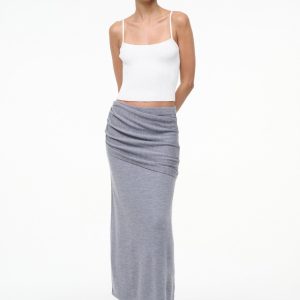 WILMA SKIRT | HEATHER GREY