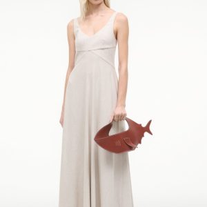 MADISON LINEN DRESS | NATURAL