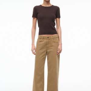 EASY CASHMERE TEE | DARK CHOCOLATE