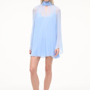 ESTHER MINI DRESS | CLEAR BLUE