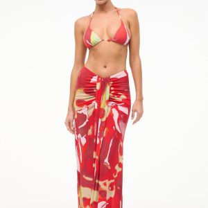 SORAYA MESH SKIRT | RED ZONE