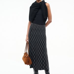 LENA SKIRT | BLACK GEO