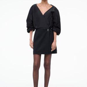 ORION MINI DRESS | BLACK
