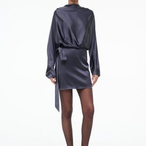 PHOEBE SILK MINI DRESS | NOCTURNE