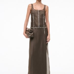 GRETA SILK DRESS | SOIL
