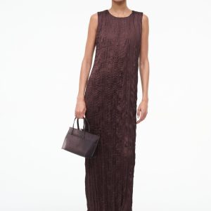 MIZU DRESS | EARTH PLISSE