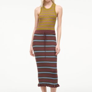 ABBOTT DRESS | REDONDO STRIPE MULTI