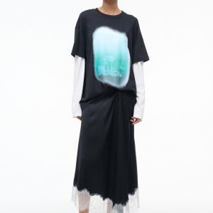 SONOMA SILK SKIRT | BLACK