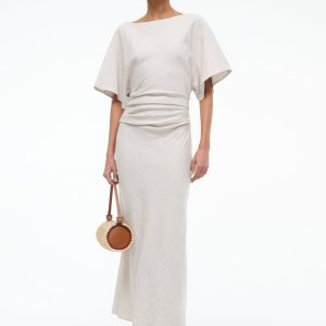 AMELIE LINEN DRESS | NATURAL