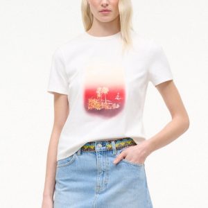 CREW NECK T SHIRT | CALIFORNIA SUNSET