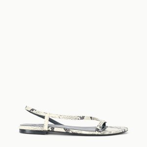 LOUDEN SANDAL | WHITE SNAKE