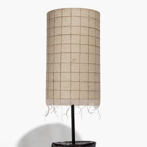 CERAMIC TABLE LAMP | BLACK GLAZE