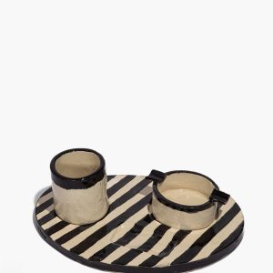 ACL TRAY HOLDER | STRIPED GLAZE