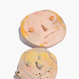 LOUISE CERAMIC FACES | COTTON CANDY GLAZE