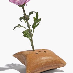 CERAMIC IKEBANA | MUSTARD GLAZE